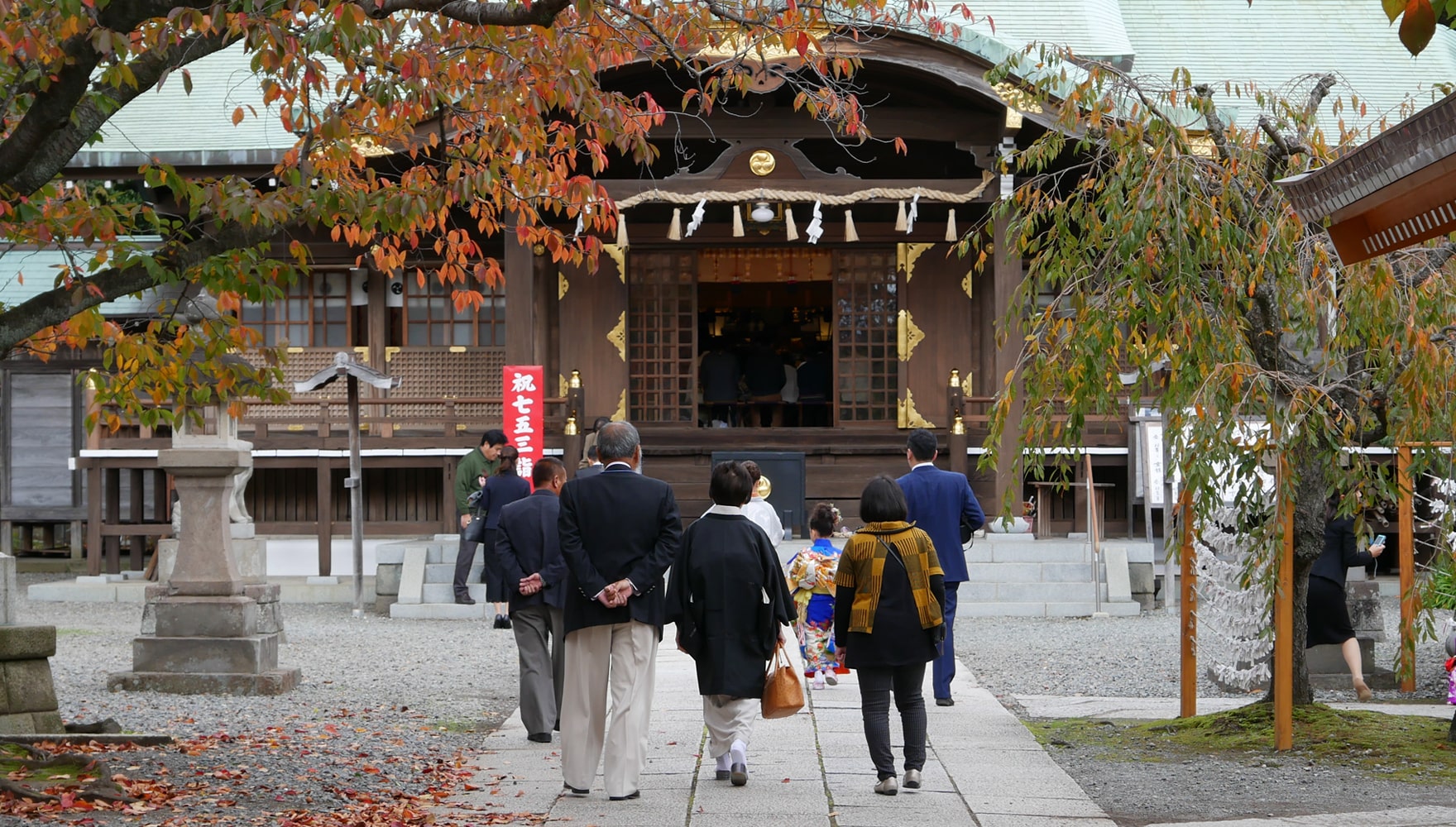 沼津日枝神社 七五三 境内