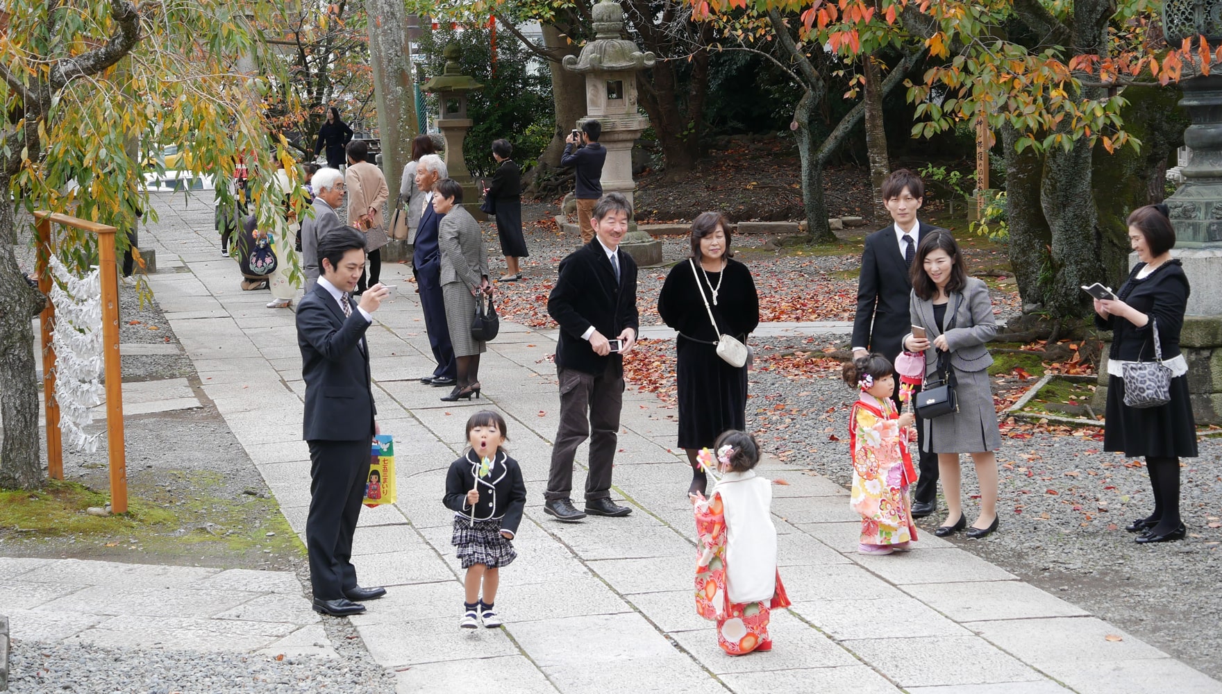 沼津日枝神社 七五三 境内