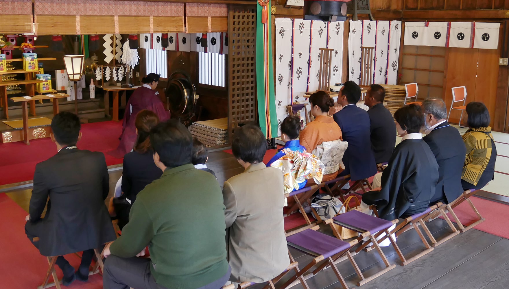 沼津日枝神社 七五三 祈祷