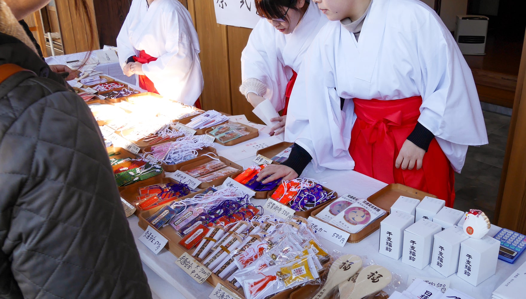 初詣 社務所の様子