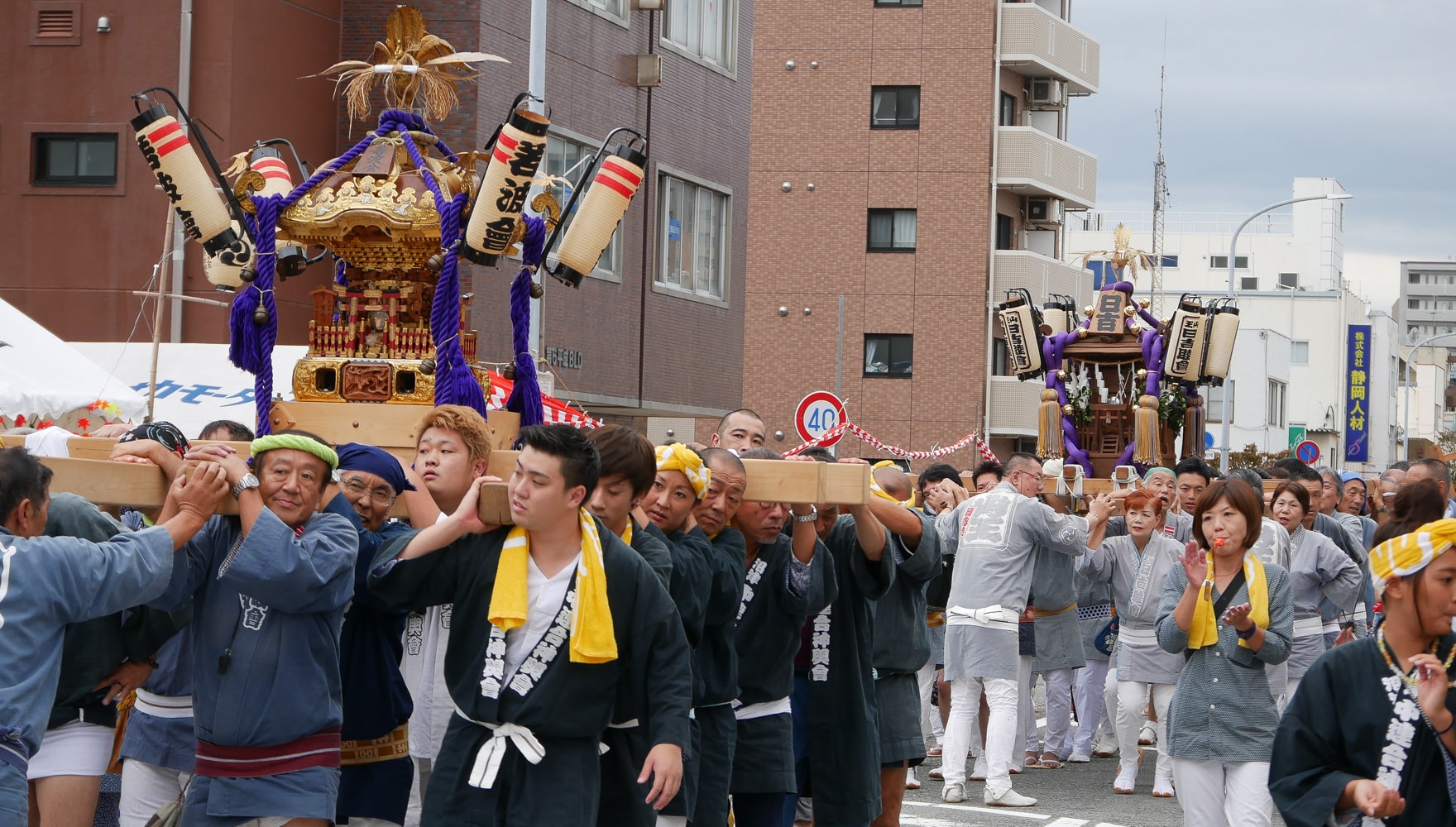 沼津日枝神社 神輿渡御行列