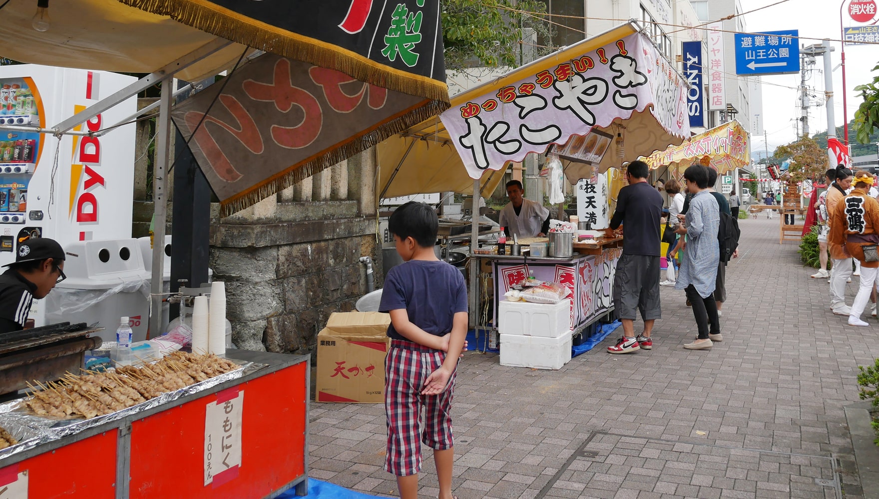 沼津日枝神社 例祭 露店
