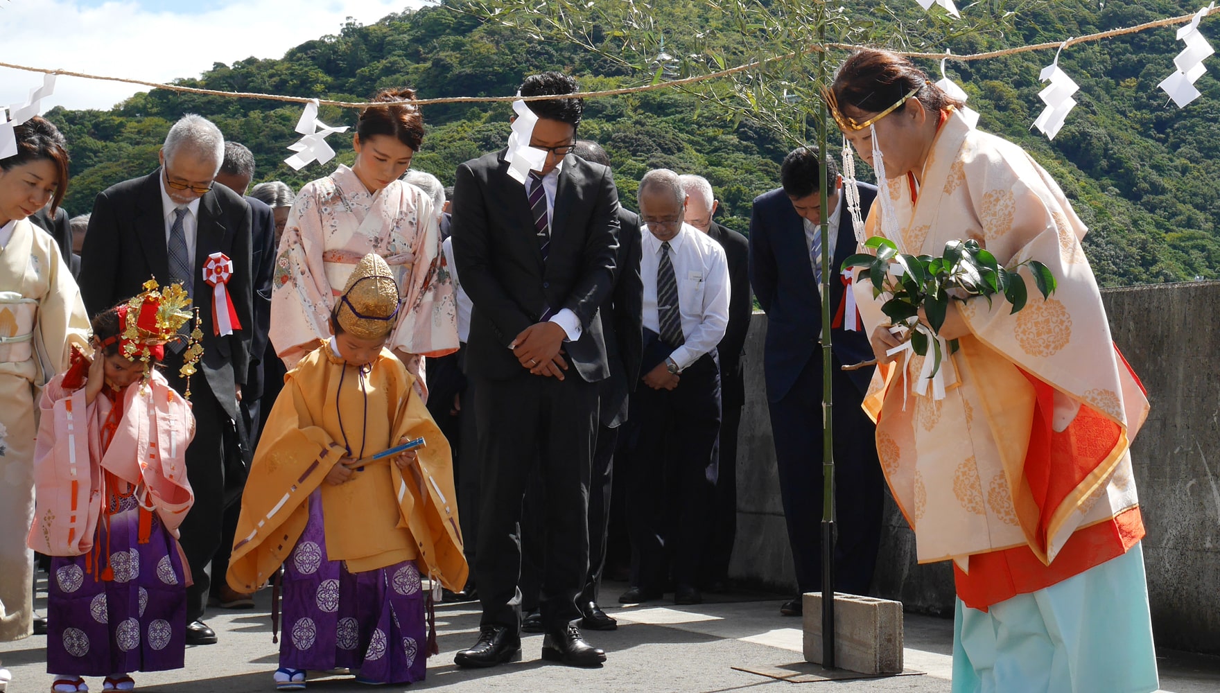 沼津日枝神社 例祭 白砂運びの神事