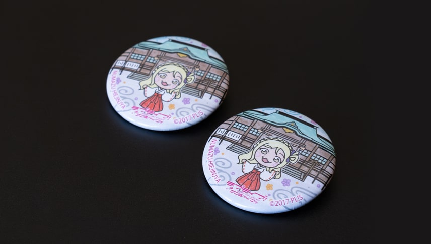 ラブライブサンシャイン まちあるき缶バッジ まりちゃん